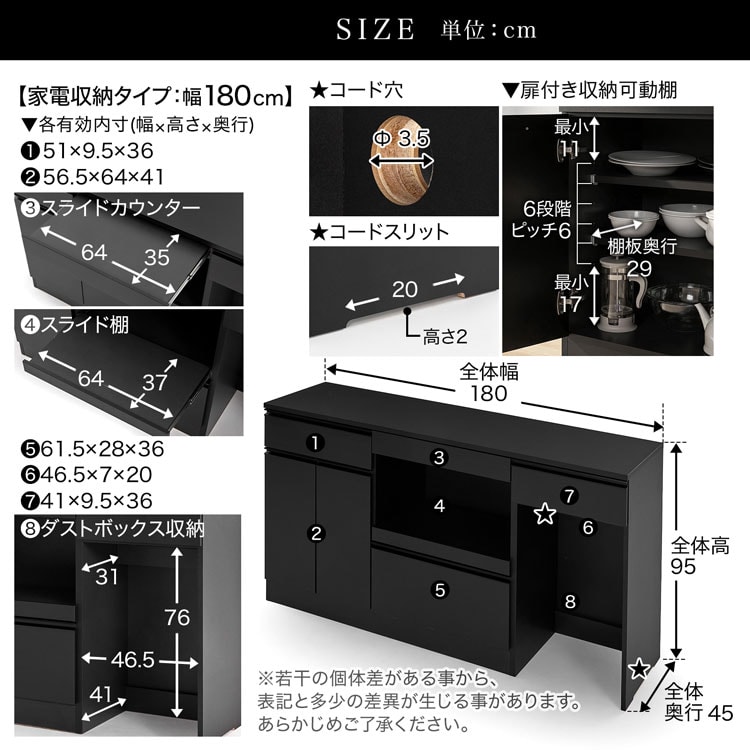 LOWYA（ロウヤ） キッチンカウンター キッチン収納 日本製 収納 モダン