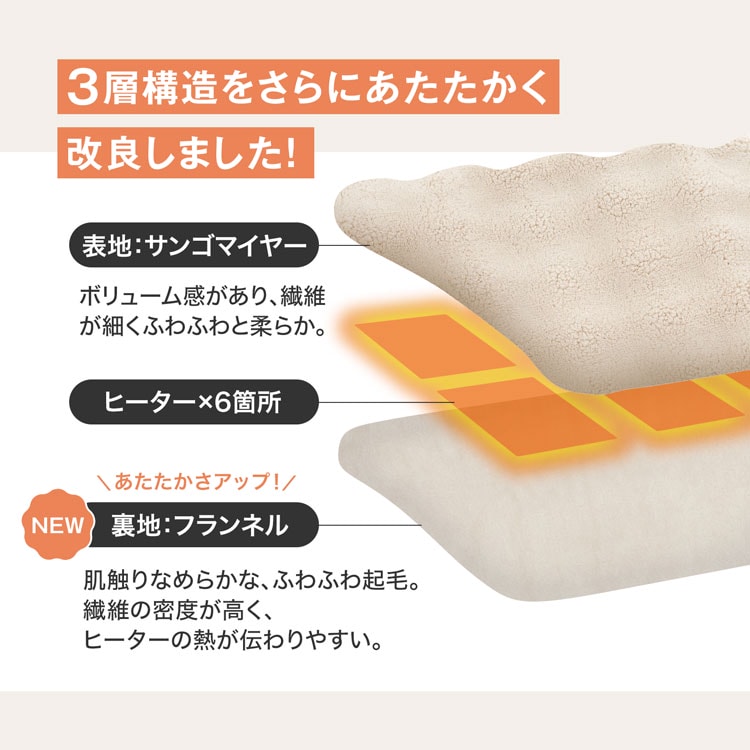 LOWYA（ロウヤ） 電気ブランケット 電気毛布 ブランケット モバイル