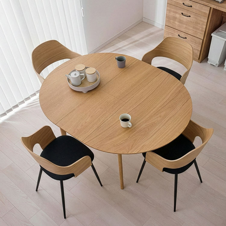 LOWYA（ロウヤ） ダイニングテーブルセット 4人掛け 5点セット 110cm