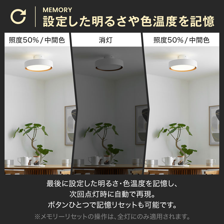 LOWYA（ロウヤ） シーリングライト 照明 天井照明 間接照明 リビング