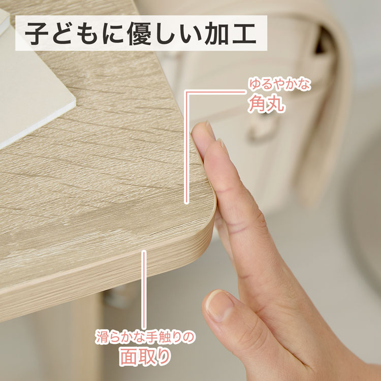 LOWYA（ロウヤ） 学習机 デスク 勉強机 パソコンデスク L字型 ホワイト
