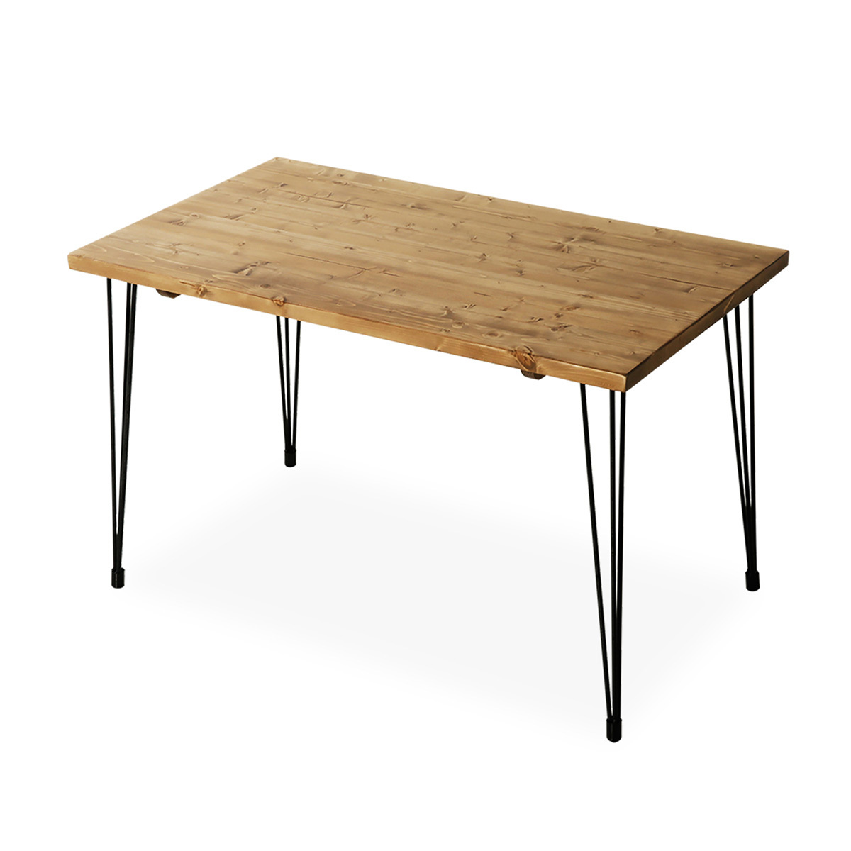 ダイニングテーブル テーブル おしゃれ 120cm 単品 デスク パソコンデスク 木製 天然木 無垢材 パイン ヴィンテージ風 リモート 在宅勤務  ロウヤ LOWYA