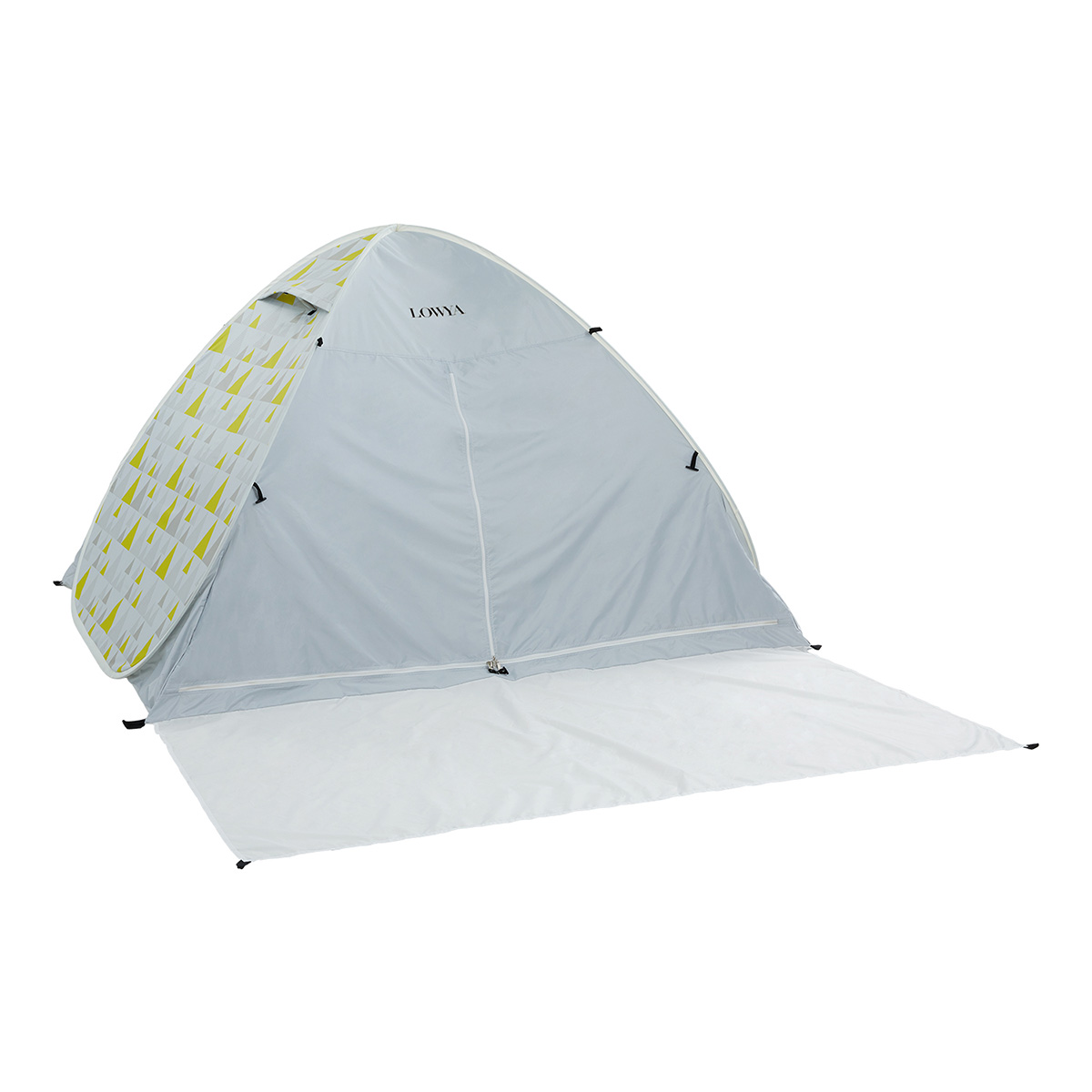 テント ポップアップテント ワンタッチ テント おしゃれ 幅200cm ファミリー ドームテント 2人用 3人用 アウトドア キャンプ グランピング ロウヤ LOWYA｜low-ya｜07