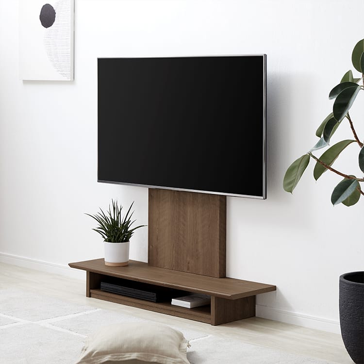 LOWYA（ロウヤ） テレビスタンド 壁掛け風 おしゃれ ハイタイプ 幅
