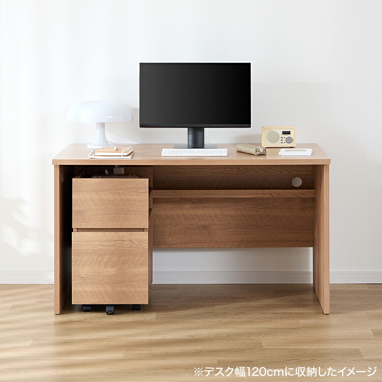 ワゴン デスクワゴン サイドワゴン オープン棚 収納ワゴン 可動棚 キャスター付き オフィスワゴン 木目調 北欧風 モダン ナチュラル おしゃれ 机 | LOWYA | 14