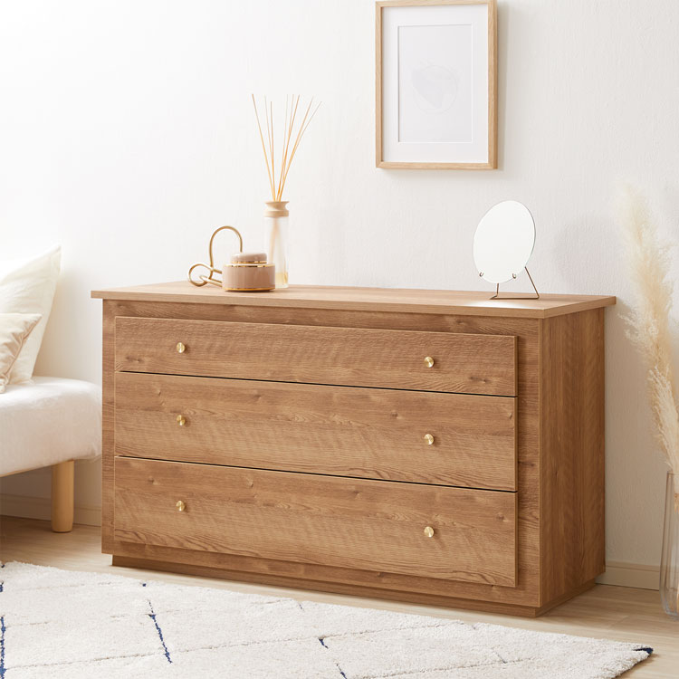 LOWYA（ロウヤ） チェスト タンス リビング 収納 棚 洋服 木製