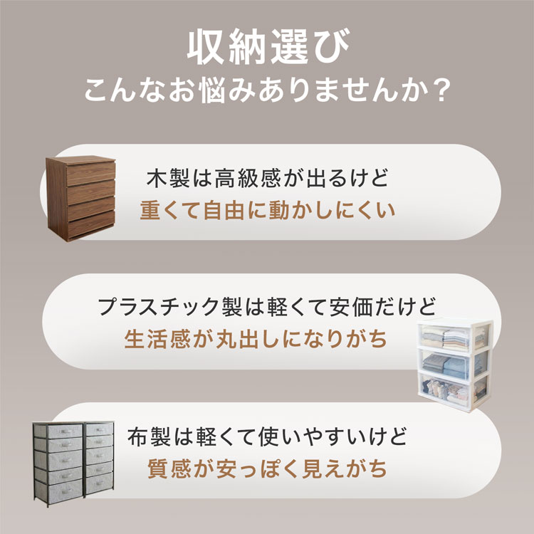 チェスト 収納ラック 整理タンス 引き出し リ...の詳細画像2