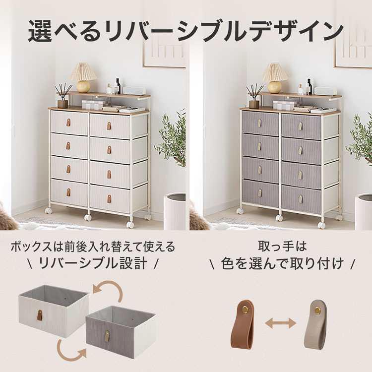 LOWYA（ロウヤ） チェスト 収納ラック 整理タンス 引き出し