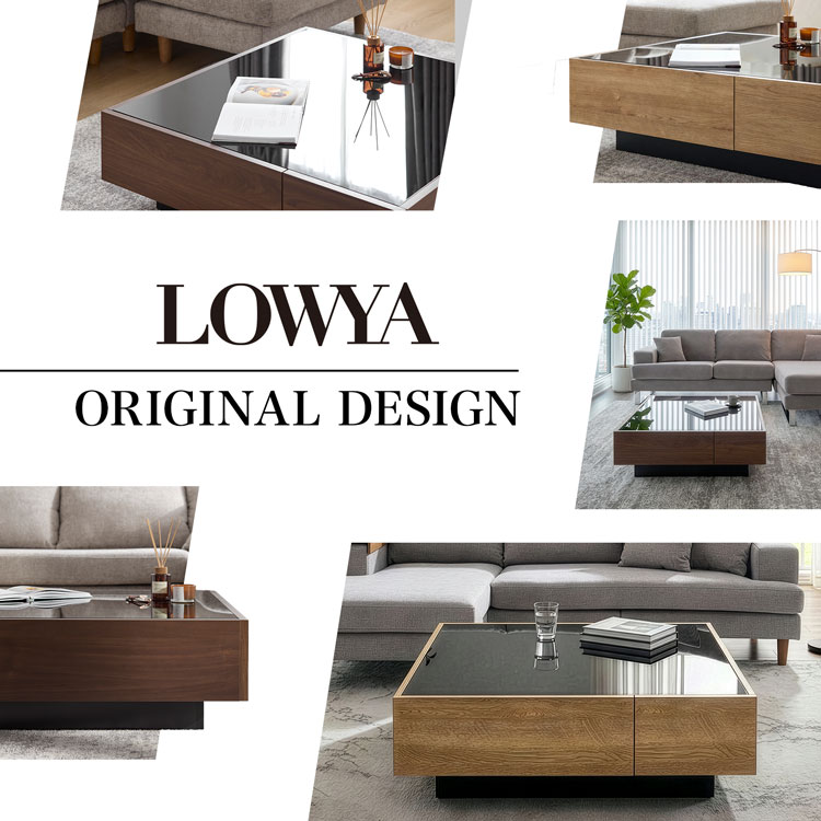 LOWYA（ロウヤ） センターテーブル ローテーブル リビングテーブル