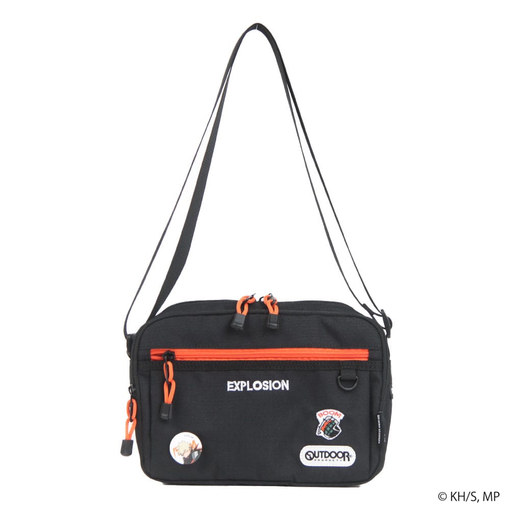 【完売】爆豪勝己 OUTDOOR コラボ 缶バッチ付 ショルダーバッグ ヒロアカ 完売】爆豪勝己ヒロアカ OUTDOOR コラボ 缶バッチ付 ショルダー