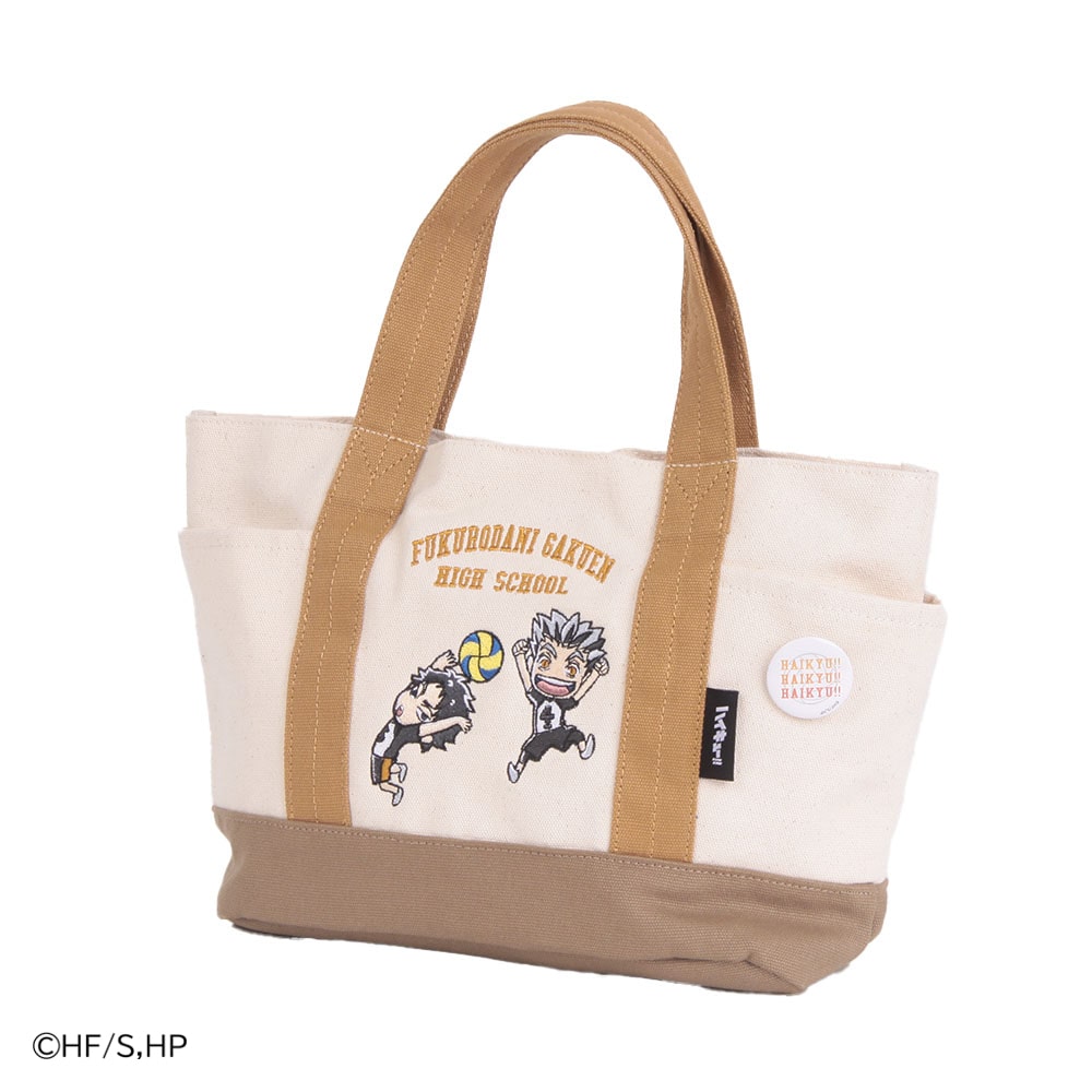Manキャラクター刺繍トートバッグ ハイキュー!! 公式 オリジナル キャラクター 限定 漫画 アニメ