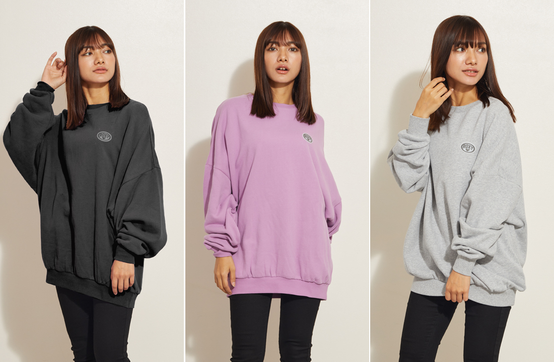 【ROXY 正規取扱い店】PULL OVER スウェット 裏起毛 トップス RPO224026 数量限定  レディース JIVY プルオーバー Mサイズ ROXY 正規取扱い店】PULL OVER スウェット 裏起毛 トップス