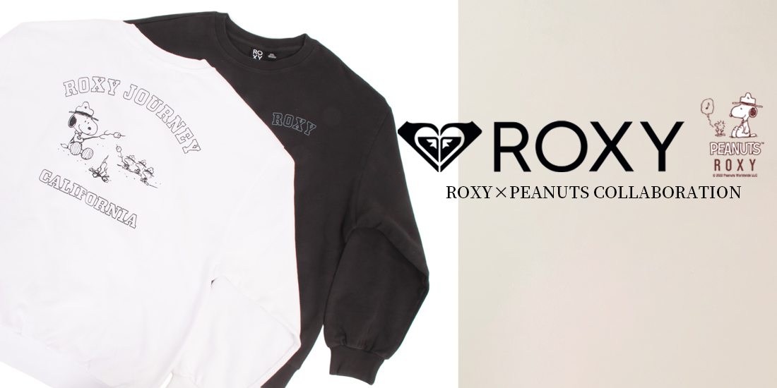 【ROXY 正規取扱い店】PEANUTS スヌーピー コラボ 長袖スウェット RPO224801 数量限定 レディース ピーナッツ Mサイズ ROXY 正規取扱い店】PEANUTS スヌーピー コラボ 長袖スウェット