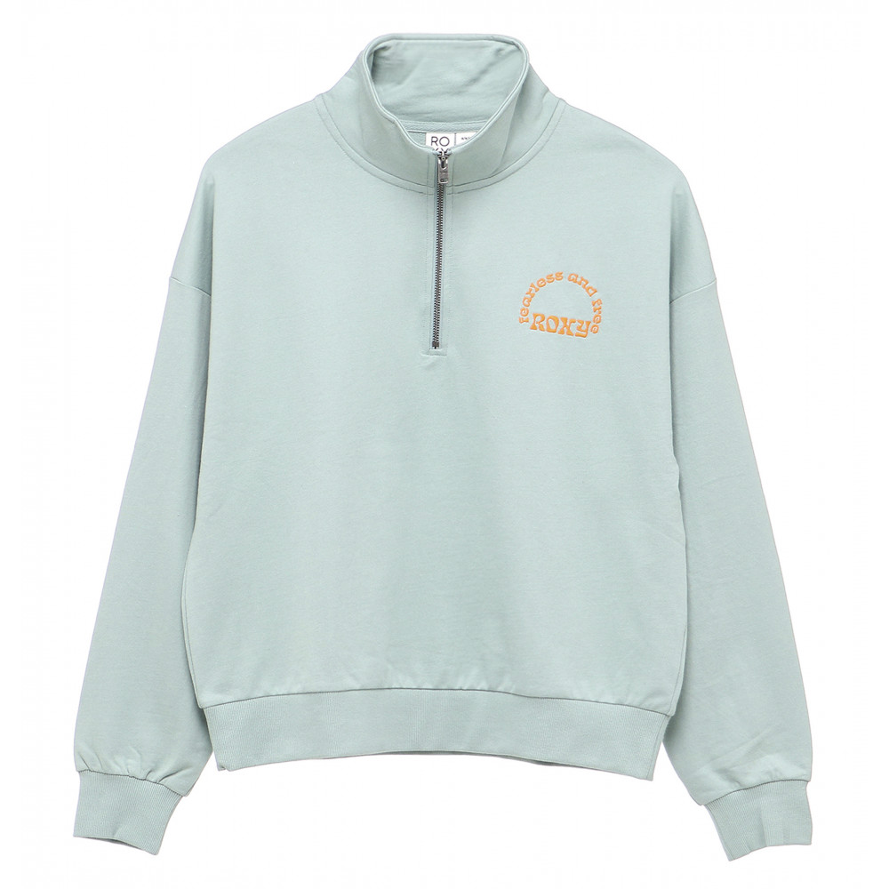 【ROXY 正規取扱い店】 ハーフジッププルオーバー RZP234018 数量限定  レディース 裏毛 薄手 プレゼント ギフト ロキシー 送料無料 ROXY 正規取扱い店】 ハーフジッププルオーバー RZP234018 数量