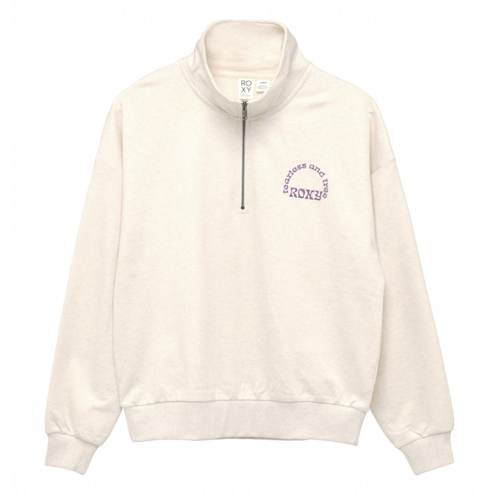 【ROXY 正規取扱い店】 ハーフジッププルオーバー RZP234018 数量限定  レディース 裏毛 薄手 プレゼント ギフト ロキシー 送料無料 ROXY 正規取扱い店】 ハーフジッププルオーバー RZP234018 数量