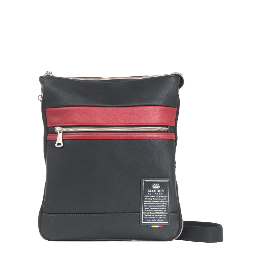 【MADDEN EQUIPMENT 正規取扱い店】ショルダーバッグ TMPI09  縦型バッグ 合皮 シンプル PU エクスパンダブル仕様 拡張機能 メンズ  メデン イクイップメント | MADDEN EQUIPMENT | 05