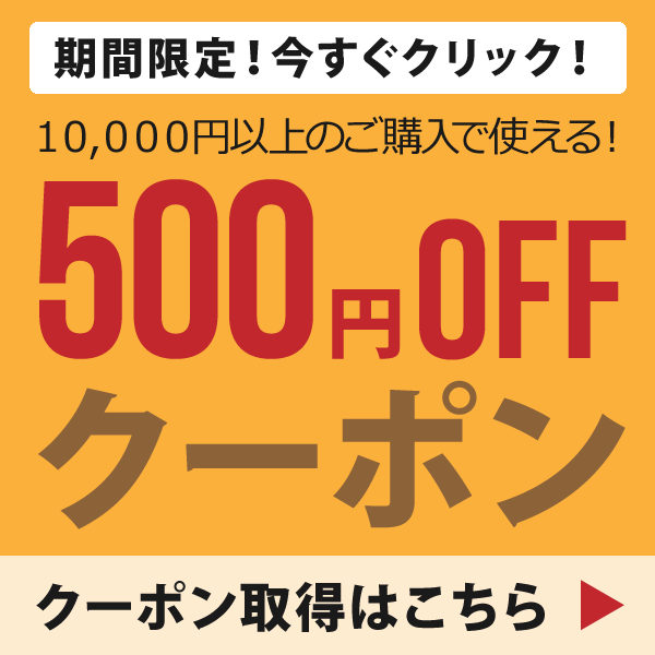 【11月12日から11月30日まで期間限定】500円クーポン