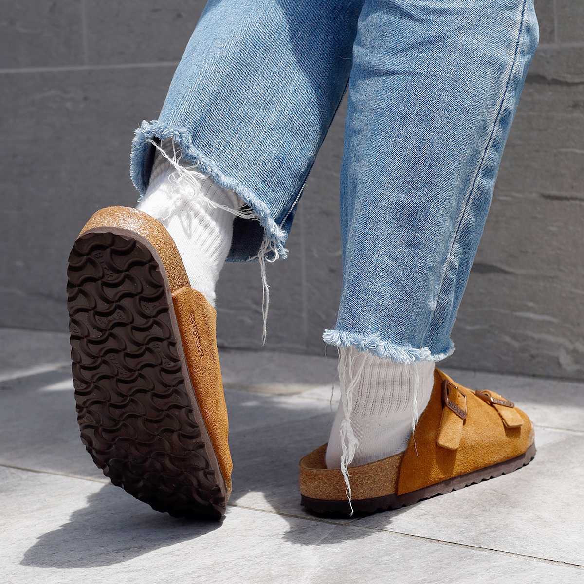 BIRKENSTOCK ネイビーデニムスリッポン 関税送料込み BIRKENSTOCK 送料無料 ビルケンシュトック スリッポン