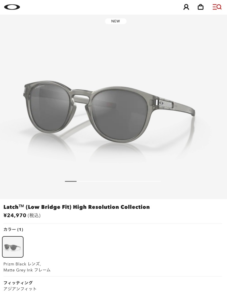 OAKLEY（オークリー） OAKLEY SUNGLASS LATCH サングラス ラッチ MATTE