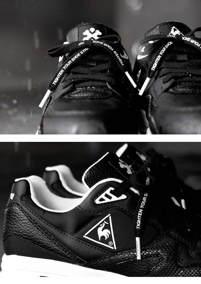 スニーカー ルコック スポルティフ LCS R 800 KL KICKS LAB. x le coq sportif LCSR800 KL  BLACK/WHITE