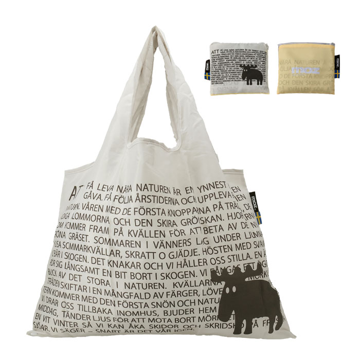 moz SCANDINAVIANFOREST ショッピングバッグ エコバッグ エコバック 折りたたみ 折り畳み メール便送料無料 | moz | 05