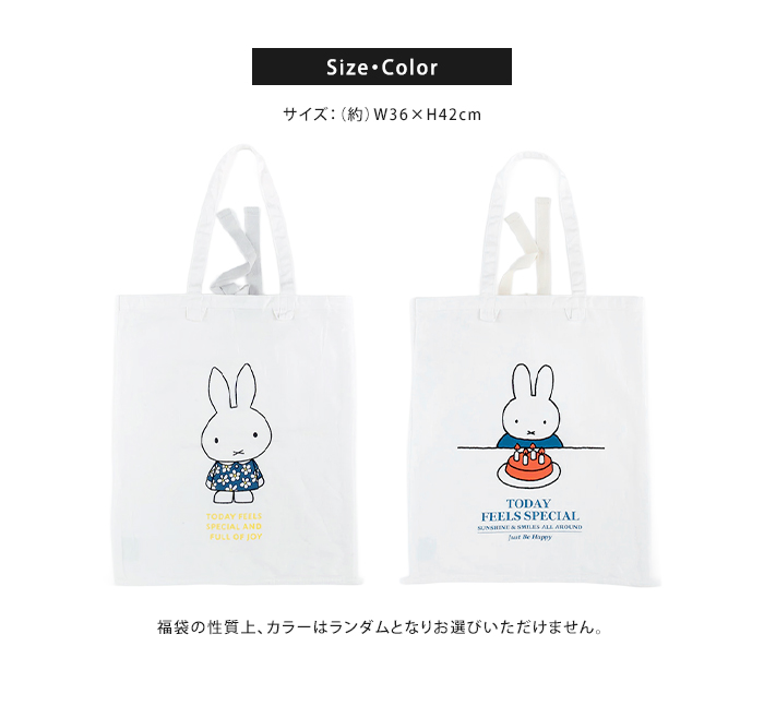 ミッフィー福袋 コレクターズサック＆POY&ボトルカバー 3点入り 数量