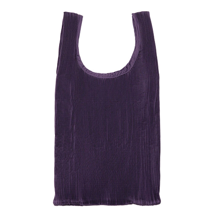 BAGGU（バグゥ） PLEATED プリーツ メタリックシルバー エコバッグ