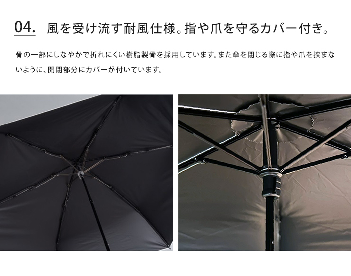 0＆（ゼロアンド） ラディクール Radicoo 耐風 折りたたみ傘 日傘 58cm