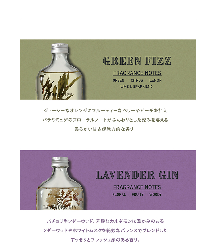リードディフューザー 2点セット ボタニカルボトルズ 180ml 芳香剤