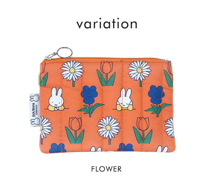 miffy ミッフィー Dick Bruna キルティングフラットポーチ ポーチ