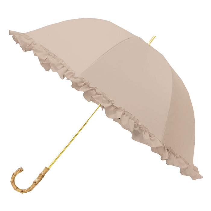 pinktrick 完全遮光 深張り フリル 55cm 日傘 かさ 晴雨兼用 はっ水 完全 送料無料...
