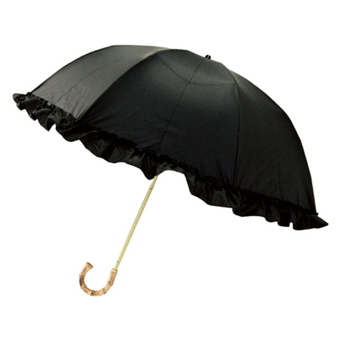 pinktrick 完全遮光 深張り フリル 日傘 折りたたみ傘 2段 3段 折り畳み傘 晴雨兼用 はっ水 遮熱 完全 遮光 UPF50+ 送料無料｜ls-ablana｜04