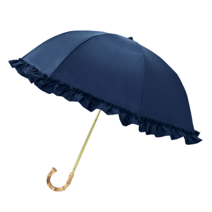 pinktrick 完全遮光 深張り フリル 日傘 折りたたみ傘 2段 3段 折り畳み傘 晴雨兼用 はっ水 遮熱 完全 遮光 UPF50+ 送料無料｜ls-ablana｜03