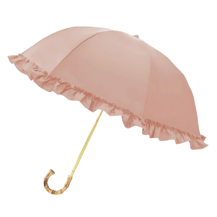 pinktrick 完全遮光 深張り フリル 日傘 折りたたみ傘 2段 3段 折り畳み傘 晴雨兼用 はっ水 遮熱 完全 遮光 UPF50+ 送料無料｜ls-ablana｜06