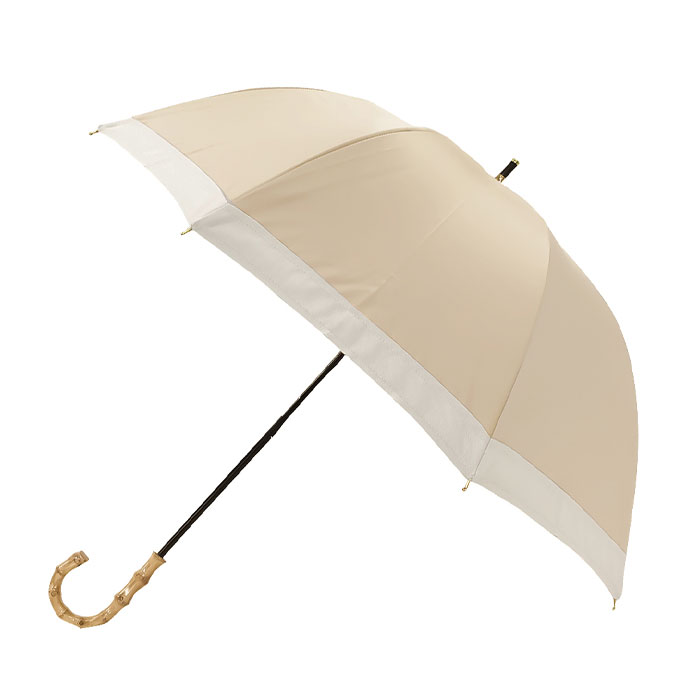 日傘 長傘 pinktrick 完全遮光 深張り グログラン バイカラー かさ 傘 晴雨兼用 遮光100 送料無料｜ls-ablana｜02