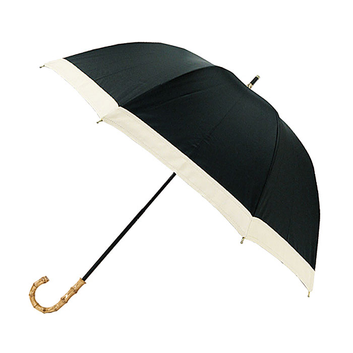 日傘 長傘 pinktrick 完全遮光 深張り グログラン バイカラー かさ 傘 晴雨兼用 遮光100 送料無料｜ls-ablana｜03
