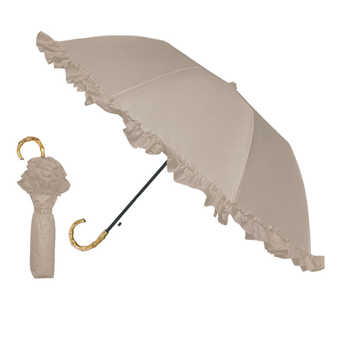 pinktrick 完全遮光 フリル 日傘 ジャンプ 折りたたみ傘 かさ 傘 晴雨兼用 はっ水 遮熱 完全 遮光 送料無料｜ls-ablana｜05