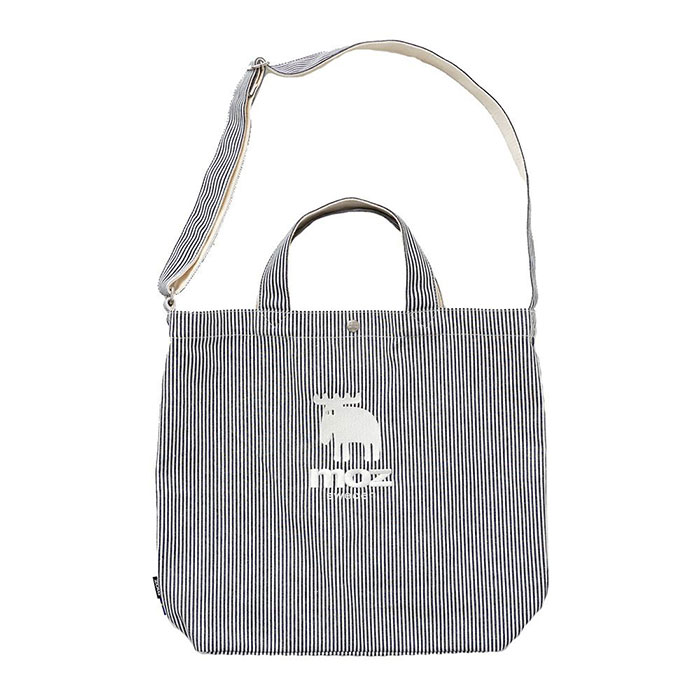 moz 2way 帆布トートバッグ ショルダーバッグ モズ レディース