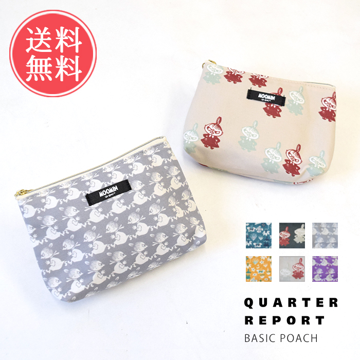 QUARTER REPORT（クォーターリポート） ムーミン ポーチ コスメポーチ
