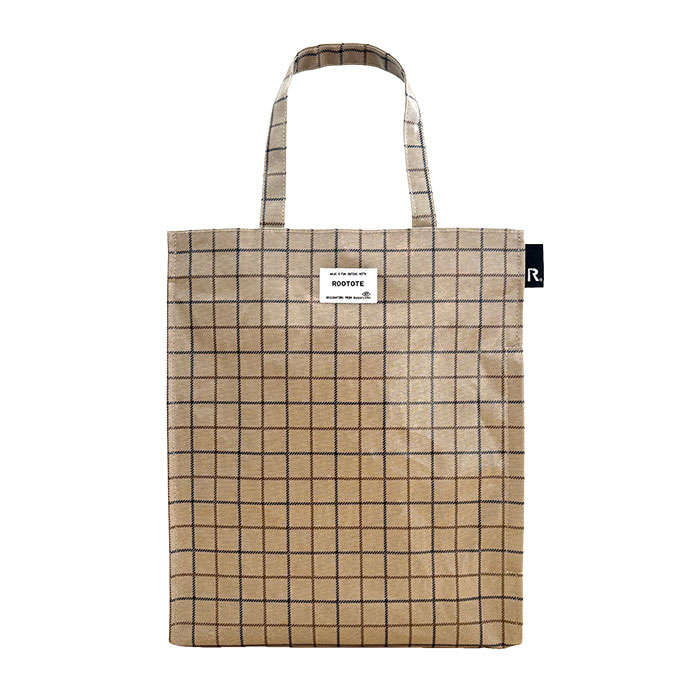 w*i様 ウォールナッツ(ラミネート) あおりポケット付きトートバッグ✩ A-quatre ROOTOTE ルートート トートバッグ ラミネート 鞄 かばん