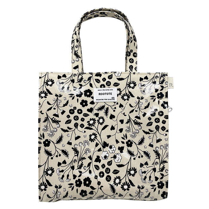 ROOTOTE ルートート スクエアトートバッグ 鞄 かばん バッグ 軽量 ポケット フラップ付き マチあり メール便送料無料 | ROOTOTE | 01