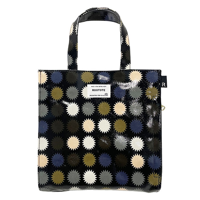 ROOTOTE ルートート スクエアトートバッグ 鞄 かばん バッグ 軽量 ポケット フラップ付き マチあり メール便送料無料 | ROOTOTE | 02