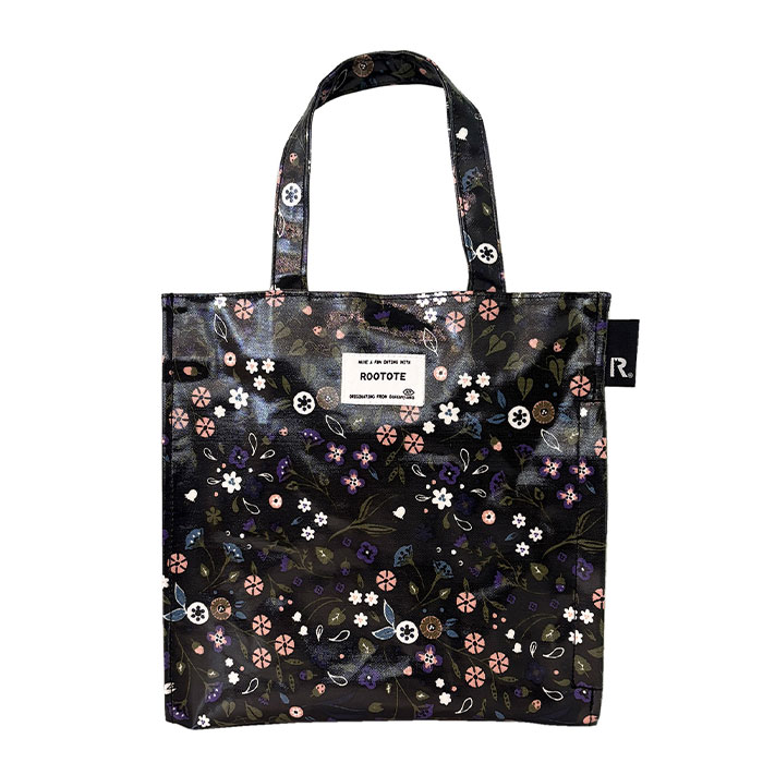 ROOTOTE ルートート スクエアトートバッグ 鞄 かばん バッグ 軽量 ポケット フラップ付き マチあり メール便送料無料 | ROOTOTE | 13