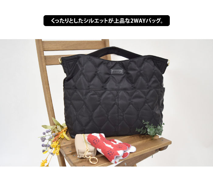 LIZDAYS（リズデイズ） ナイロンキルティング2WAYバッグ バッグ バック