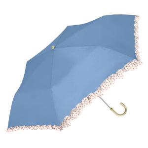 日傘 折りたたみ傘 フリル 晴雨兼用 レディース 軽量 丈夫 折り畳み傘 a.s.s.a 送料無料