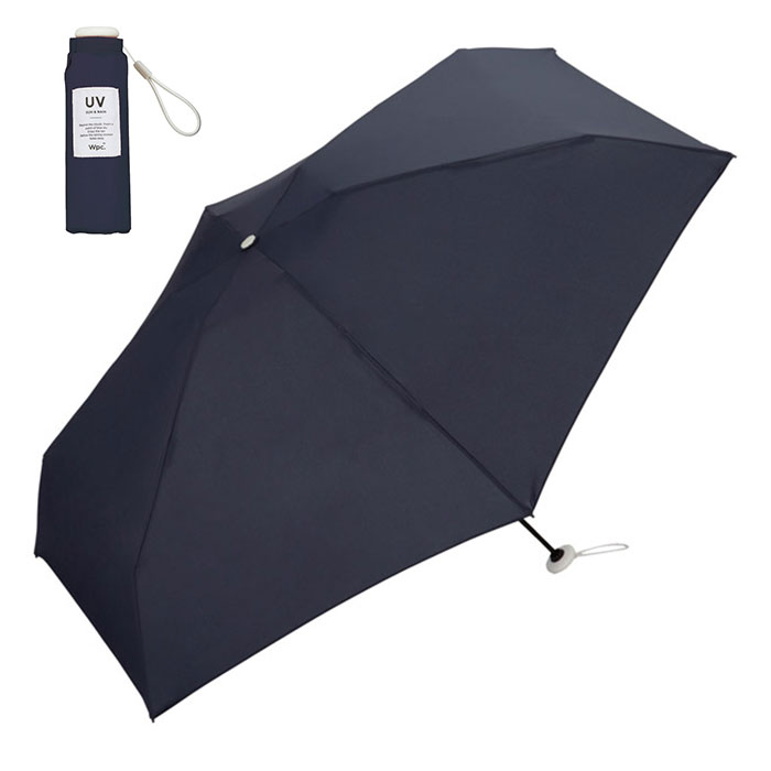 Wpc. w.p.c. ベビーアンブレラ ソリッド 無地 雨傘 折りたたみ傘 折り畳み レディース 晴雨兼用 UVカット 小さい 軽量 50cm 送料無料｜ls-ablana｜02
