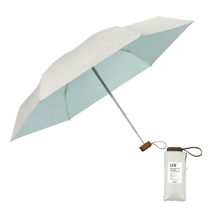 Wpc. w.p.c. 遮光インサイドカラー 日傘 折りたたみ傘 遮光100 軽量 折り畳み 晴雨兼用 メール便送料無料