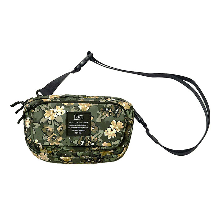 KiU（キウ） 300D フロントポケットミニショルダーバッグ サコッシュ