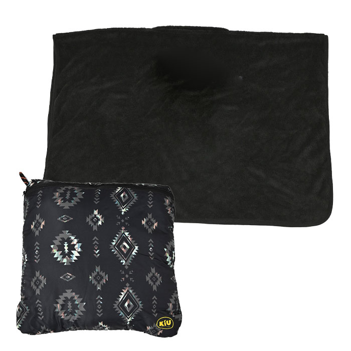送料無料 KiU キウ パッカブル ボアブランケット 防寒 ひざ掛け 膝掛け
