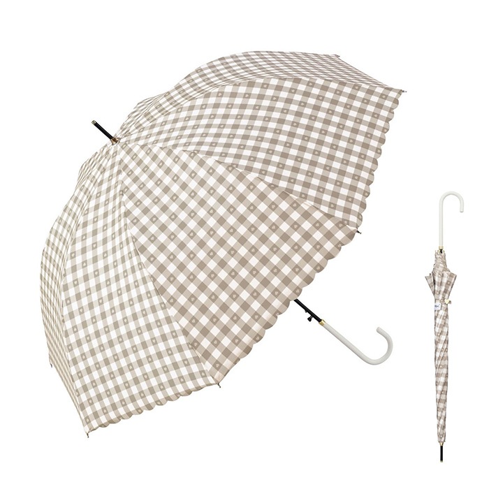 Wpc. 雨傘 長傘 晴雨兼用 レディース かさ 傘 58cm ブランド 軽い 花柄